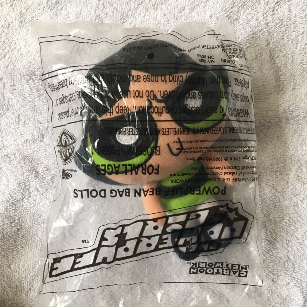 Powerpuff Girls Bean Bag Dolls - Cartoon Network 1999